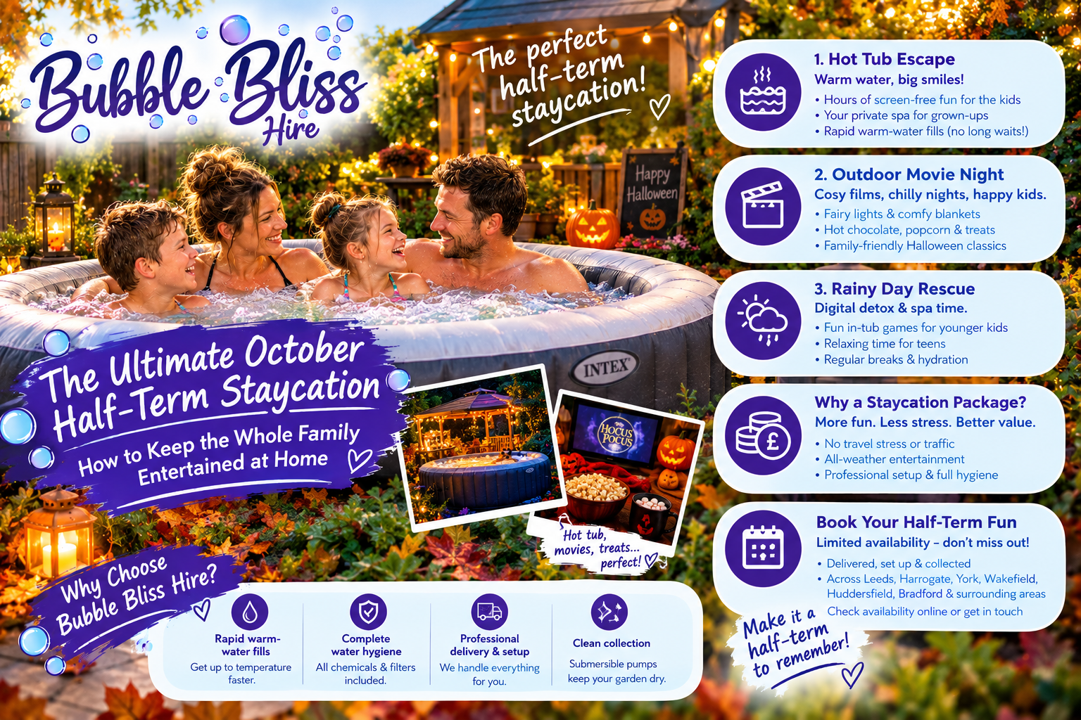 The Ultimate October Half-Term Staycation: How to Keep the Whole Family Entertained at Home